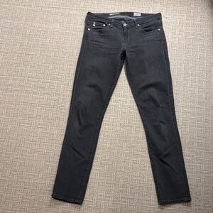 Ag Adriano Goldschmied Black Skinny Jeans